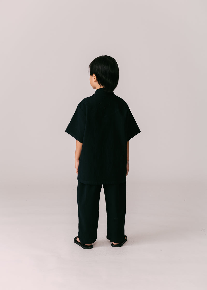 Kids: Alir Shirt (Black) – ANAA…