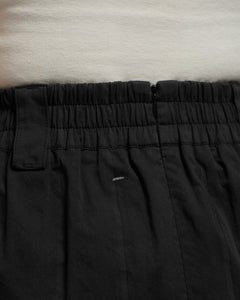 Women: Side Pleated Skirt (Black)