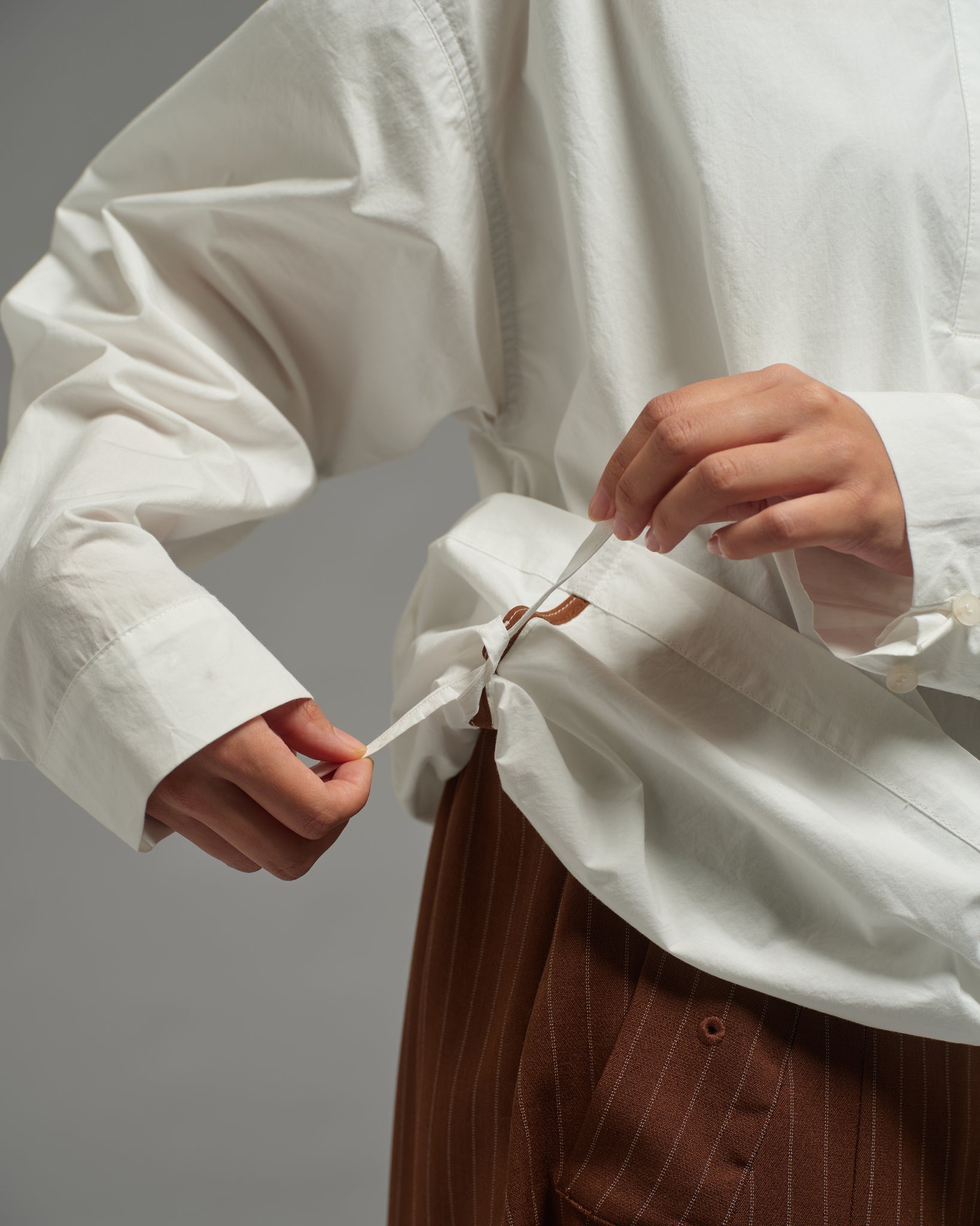 Unisex: Collared Shirt (Off White)