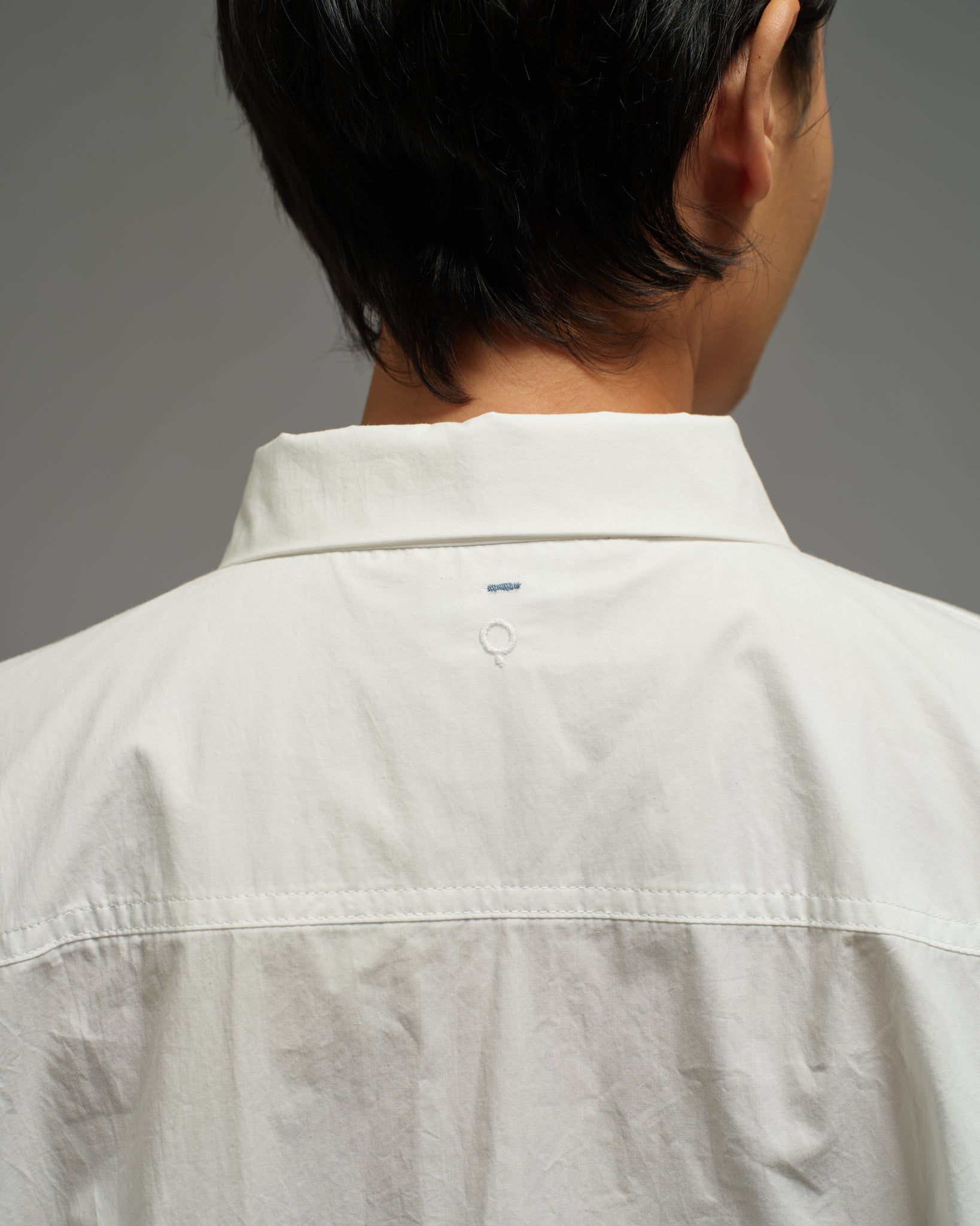 Unisex: Collared Shirt (Off White)
