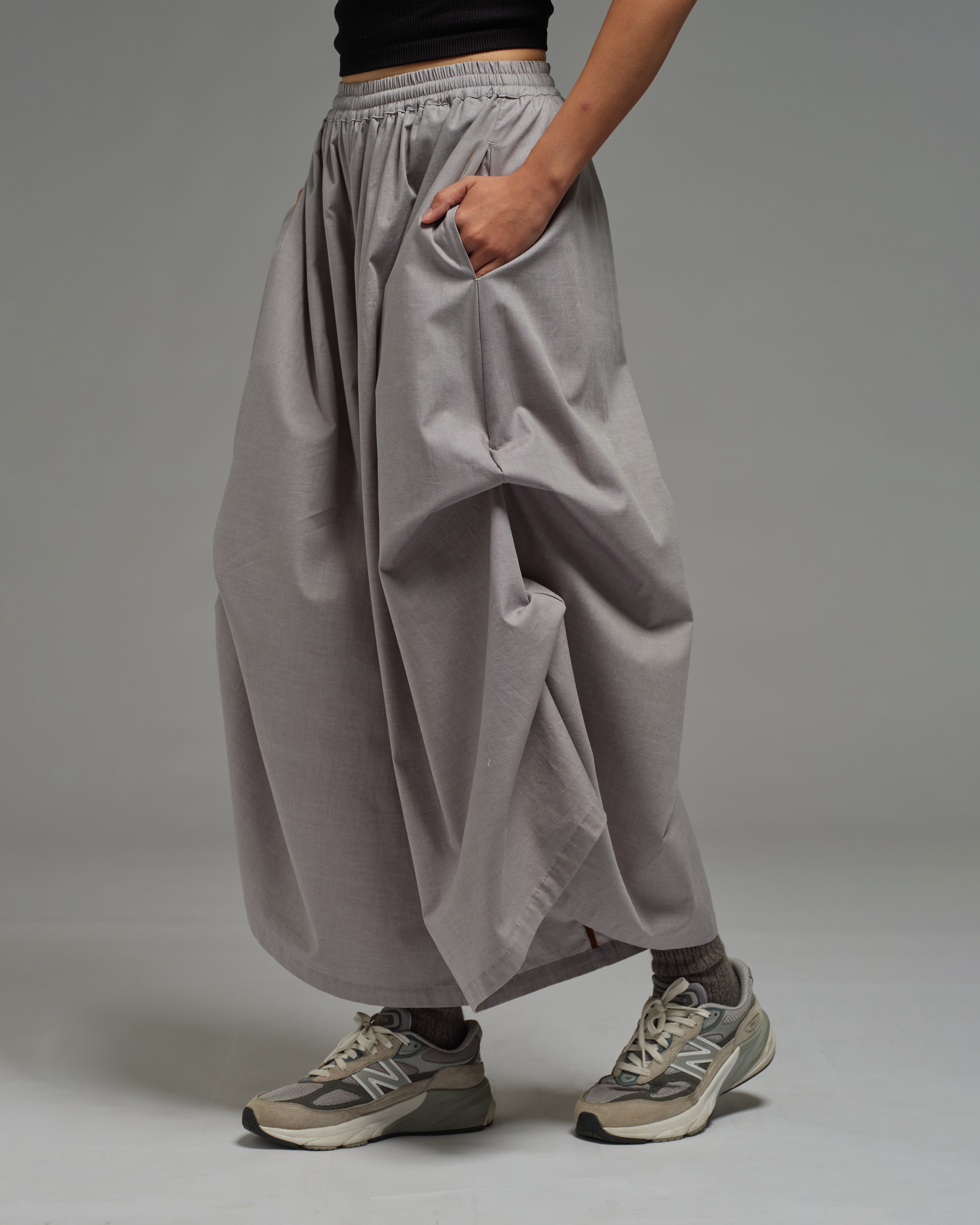 Unisex: Multi Hakama Pants (Grey)