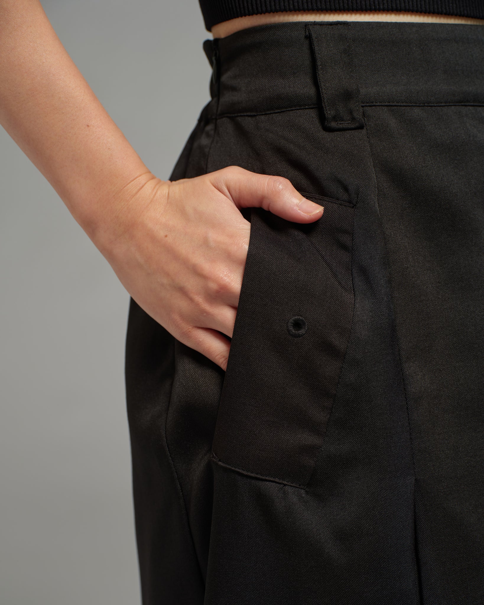 Unisex: Skirt Pants (Black)