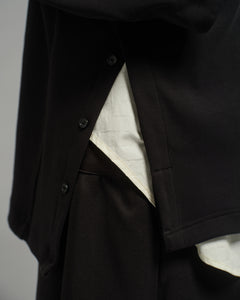 Unisex: The Hooded Sweater (Jersey Black)