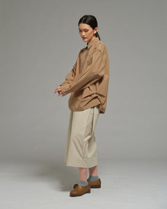 Unisex: Collared Shirt (Brown)