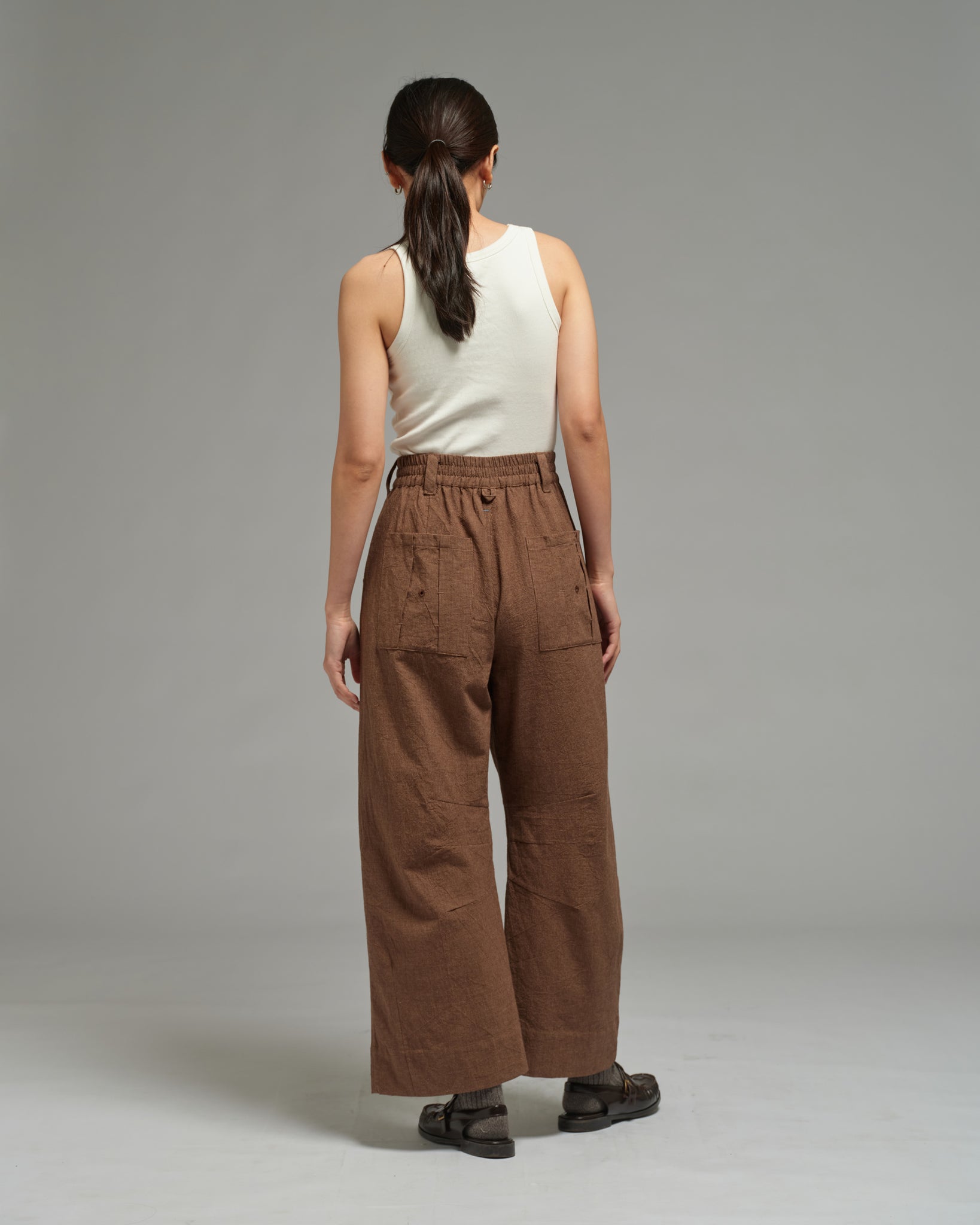Unisex: Horseshoe Pants (Brown)