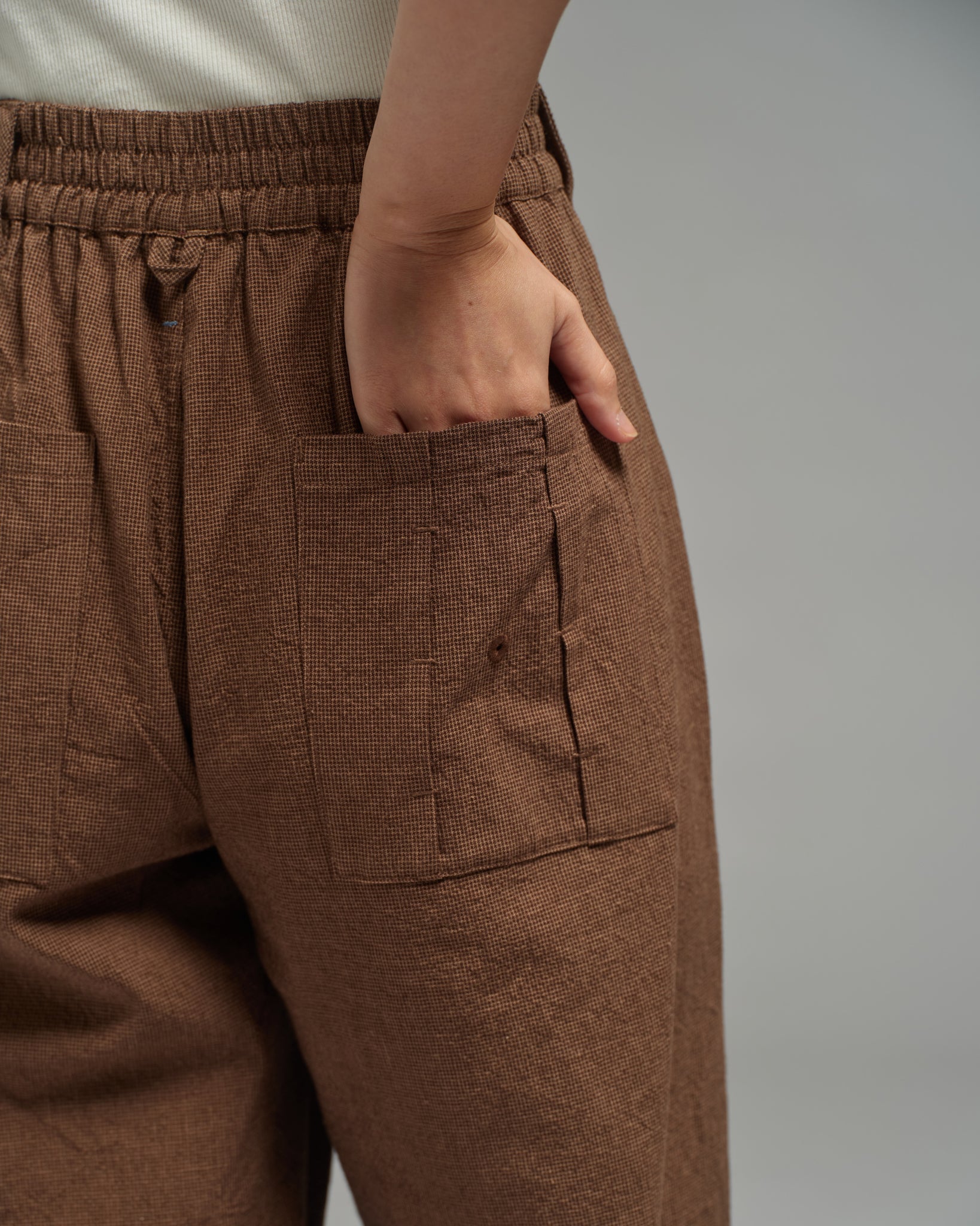 Unisex: Horseshoe Pants (Brown)