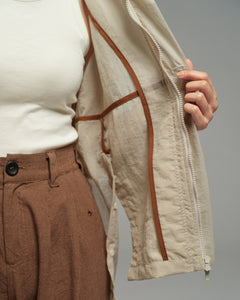 Unisex: The Hooded Jacket (Sand)