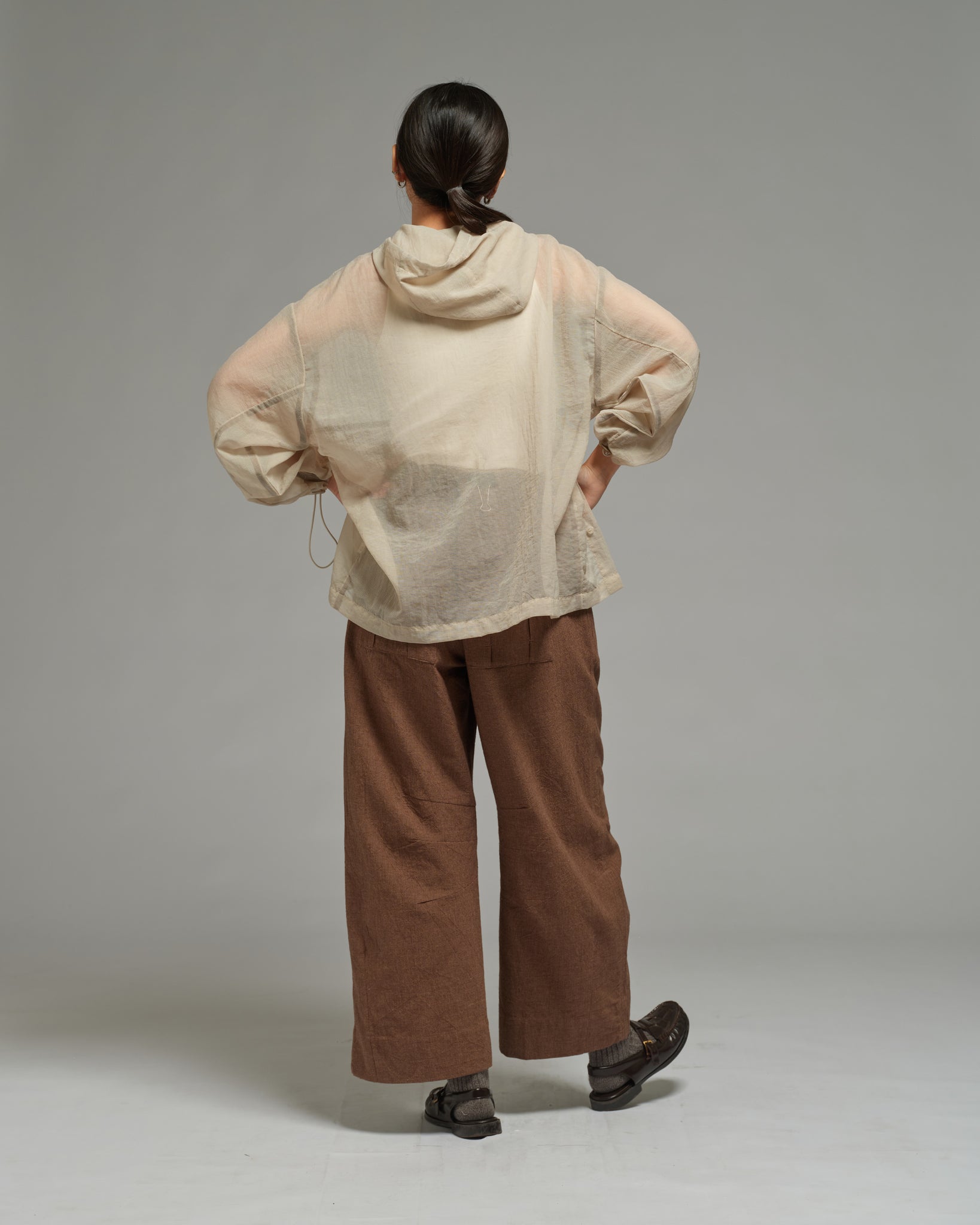 Unisex: The Hooded Jacket (Sand)
