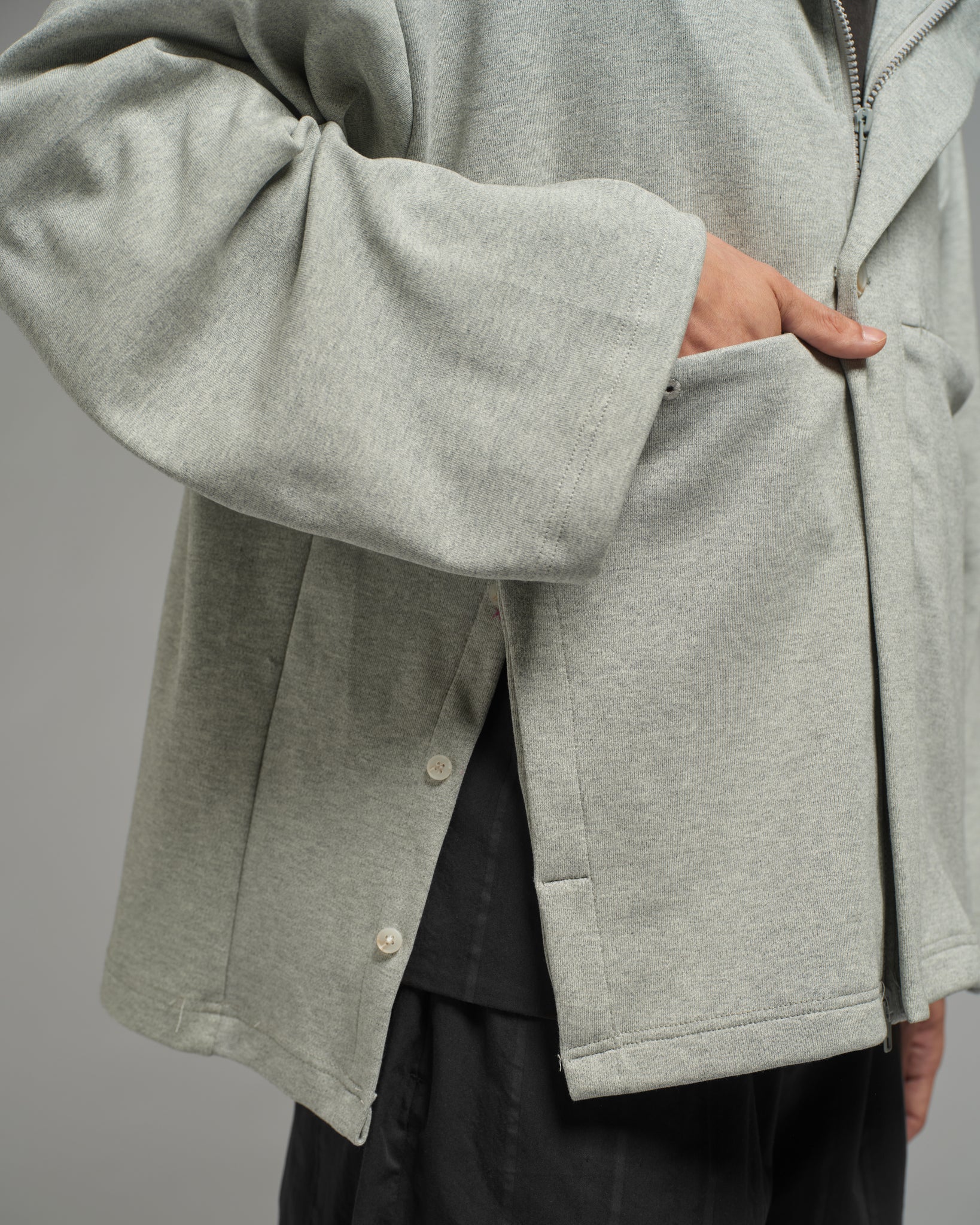 Unisex: The Hooded Sweater (Jersey Grey)