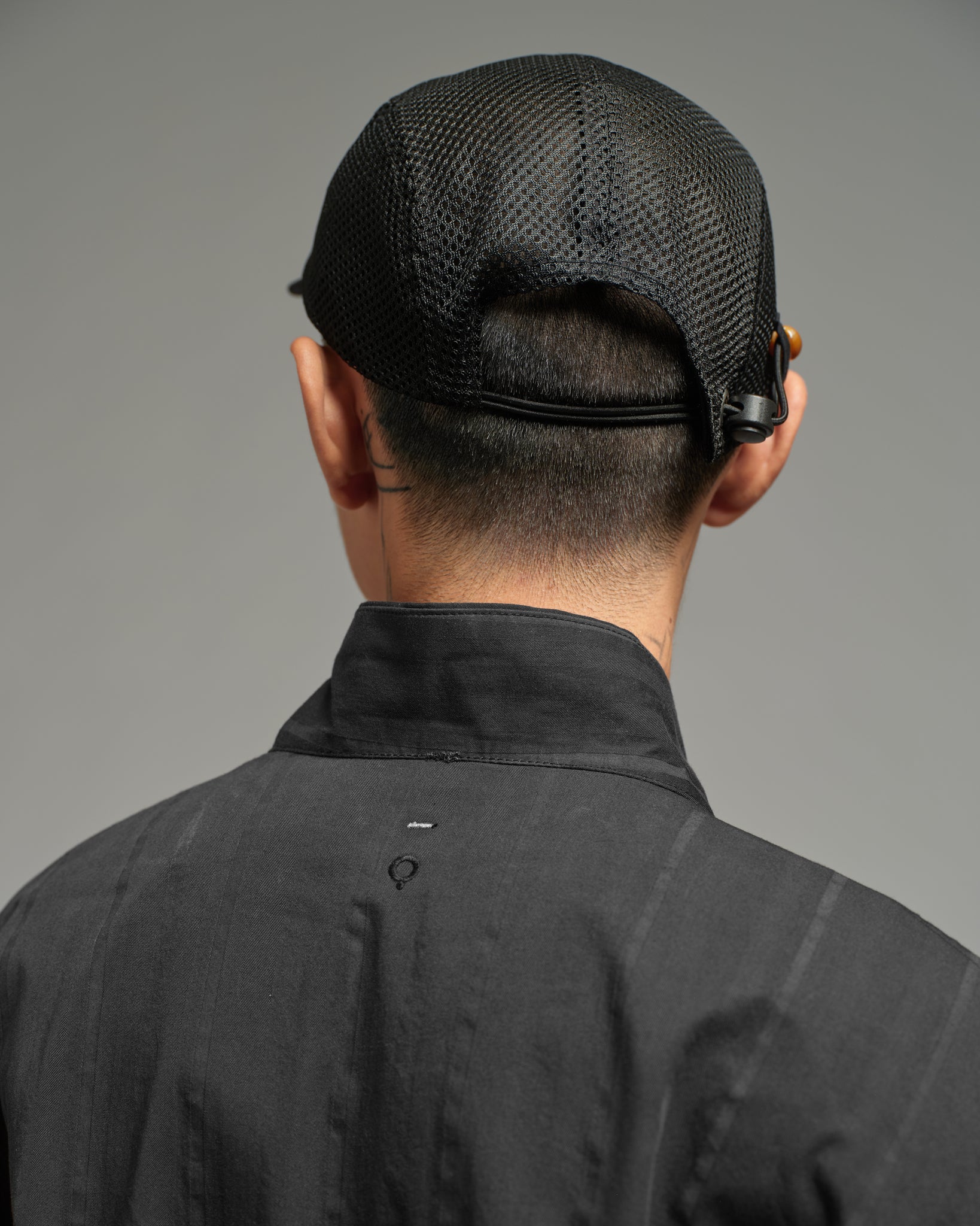 Unisex: Asymmetrical Blazer (Black Stripe)