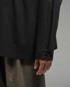 Unisex: Collared Shirt (Black)