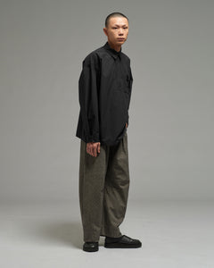 Unisex: Collared Shirt (Black)