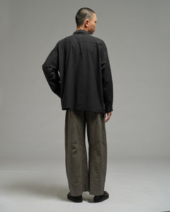 Unisex: Collared Shirt (Black)