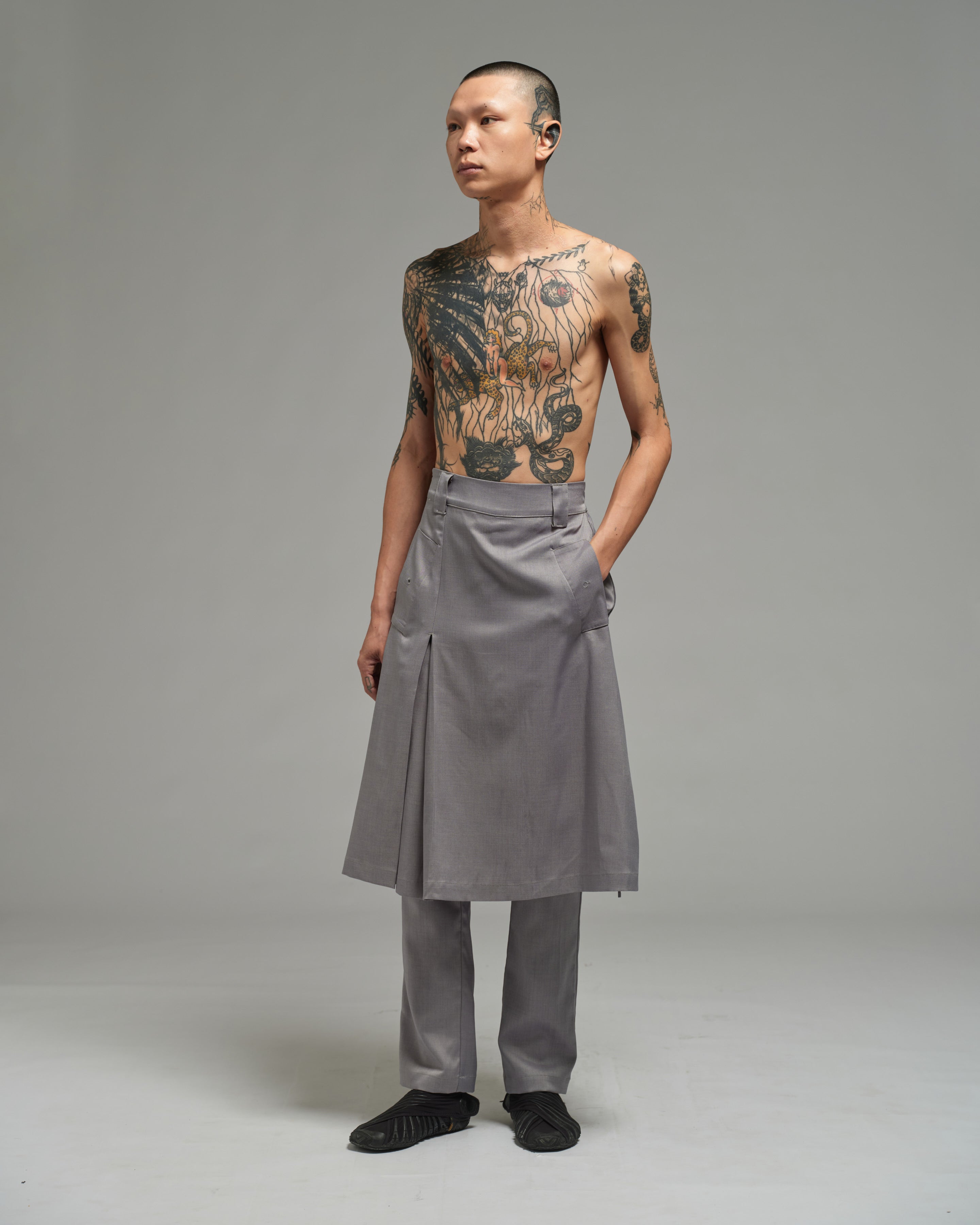 Unisex: Skirt Pants (Grey)