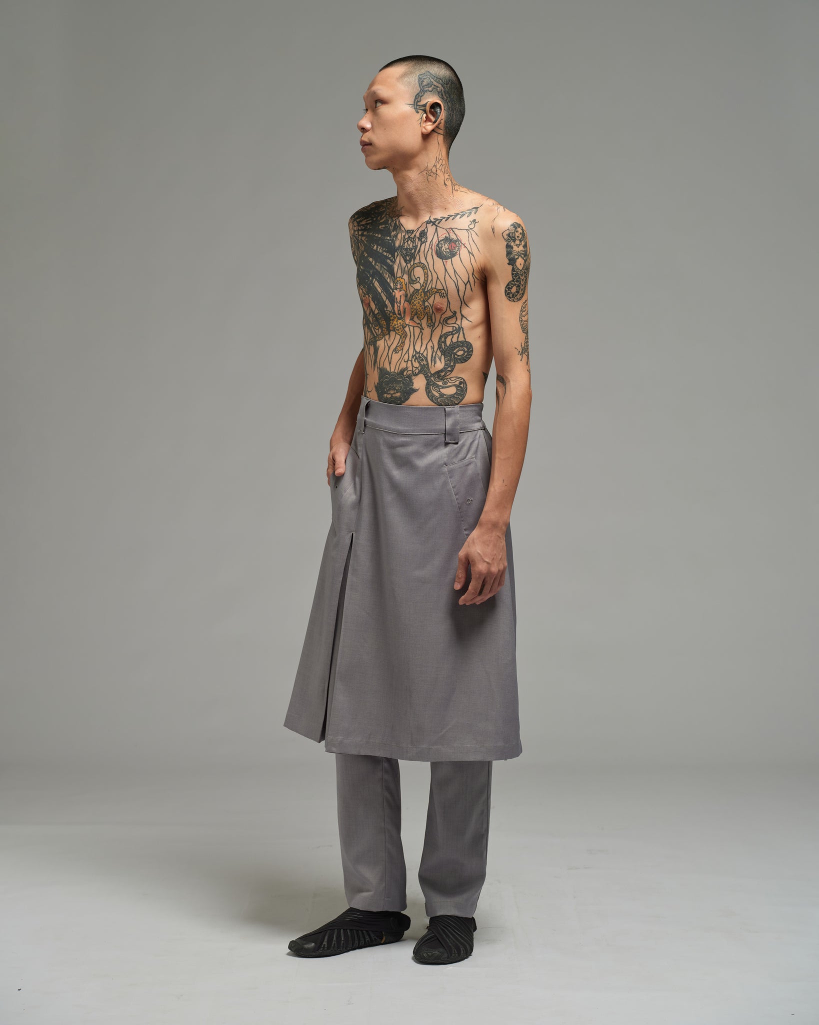 Unisex: Skirt Pants (Grey)