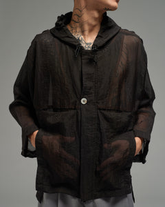Unisex: The Hooded Jacket (Black)