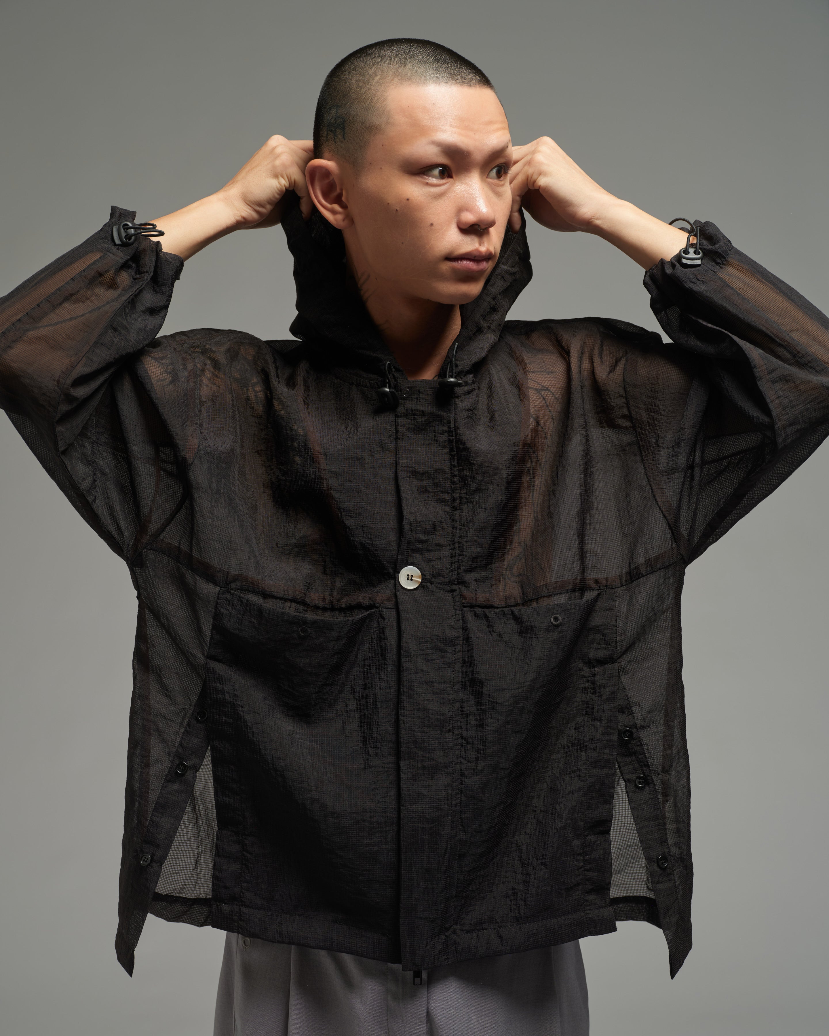 Unisex: The Hooded Jacket (Black)