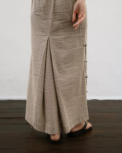 Women: Tiān Pencil Skirt (Blue Stripe)