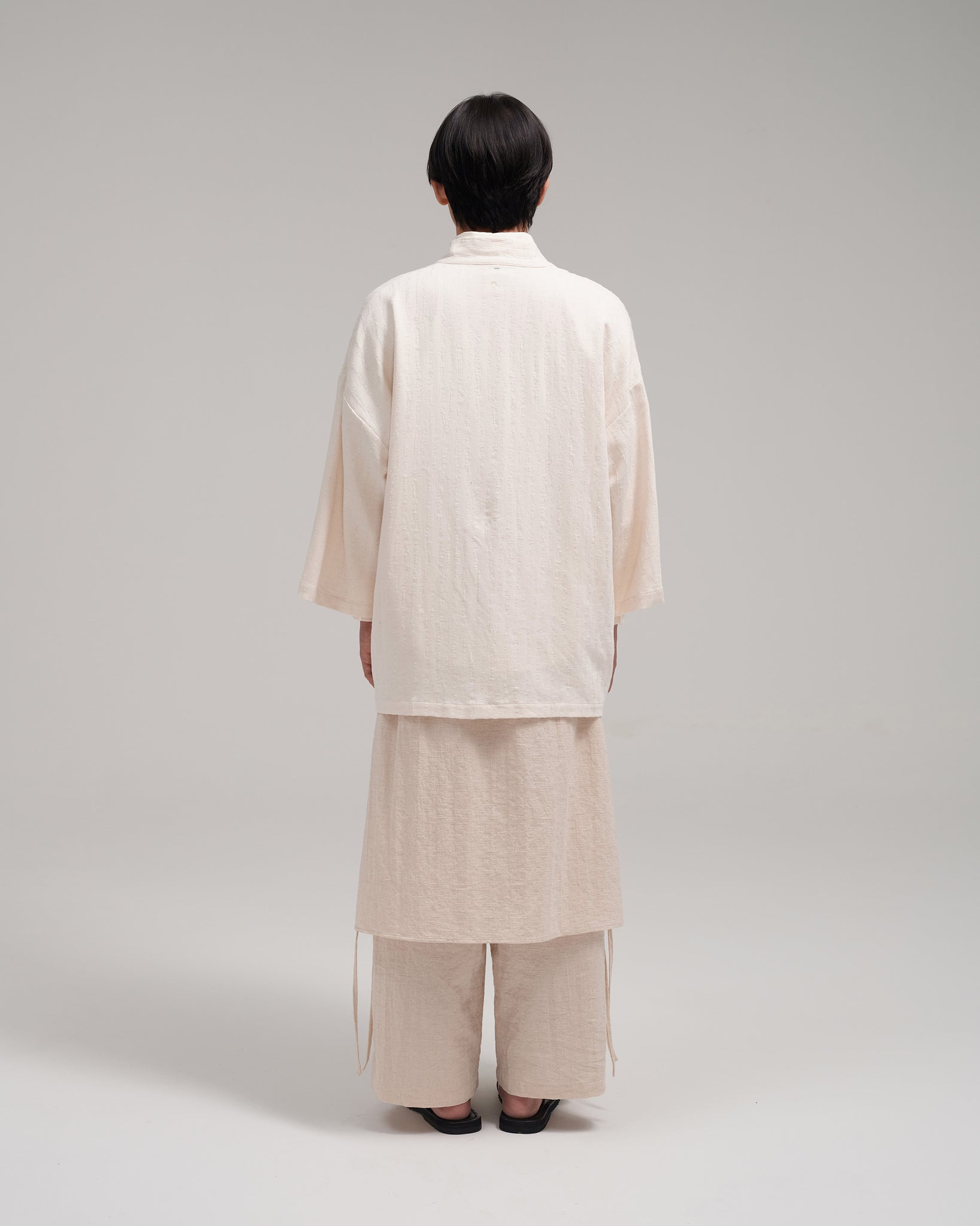 Unisex: The Kimono (Eggshell White)