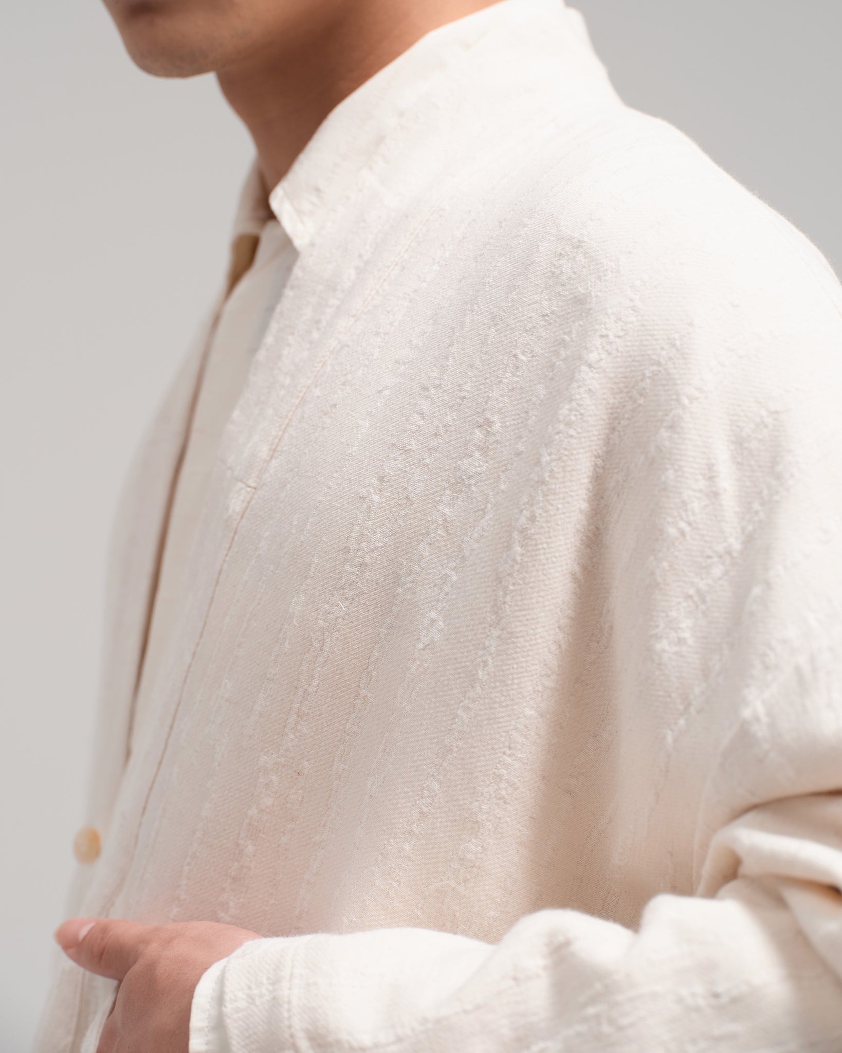 Unisex: The Kimono (Eggshell White)
