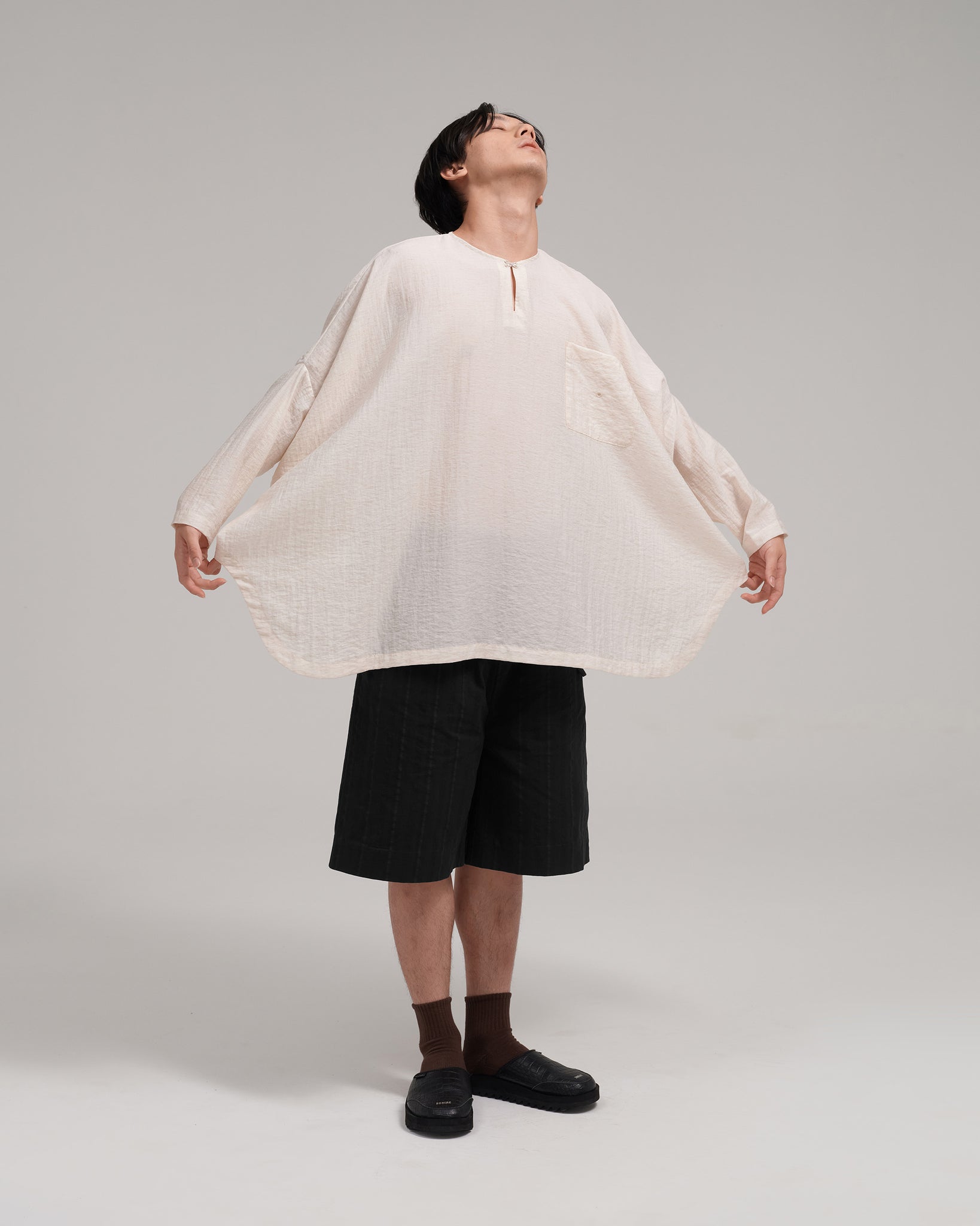 Unisex: The Batwing Top (Light Beige)