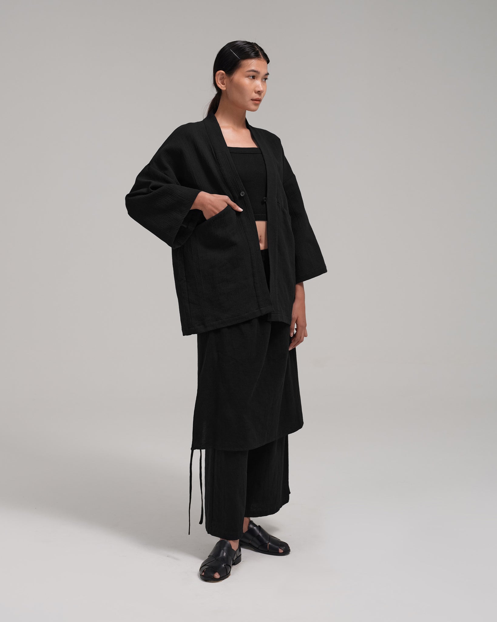 Unisex: The Kimono (Black) ANAABU.CO Unisex: The Kimono (Black) ANAABU.CO