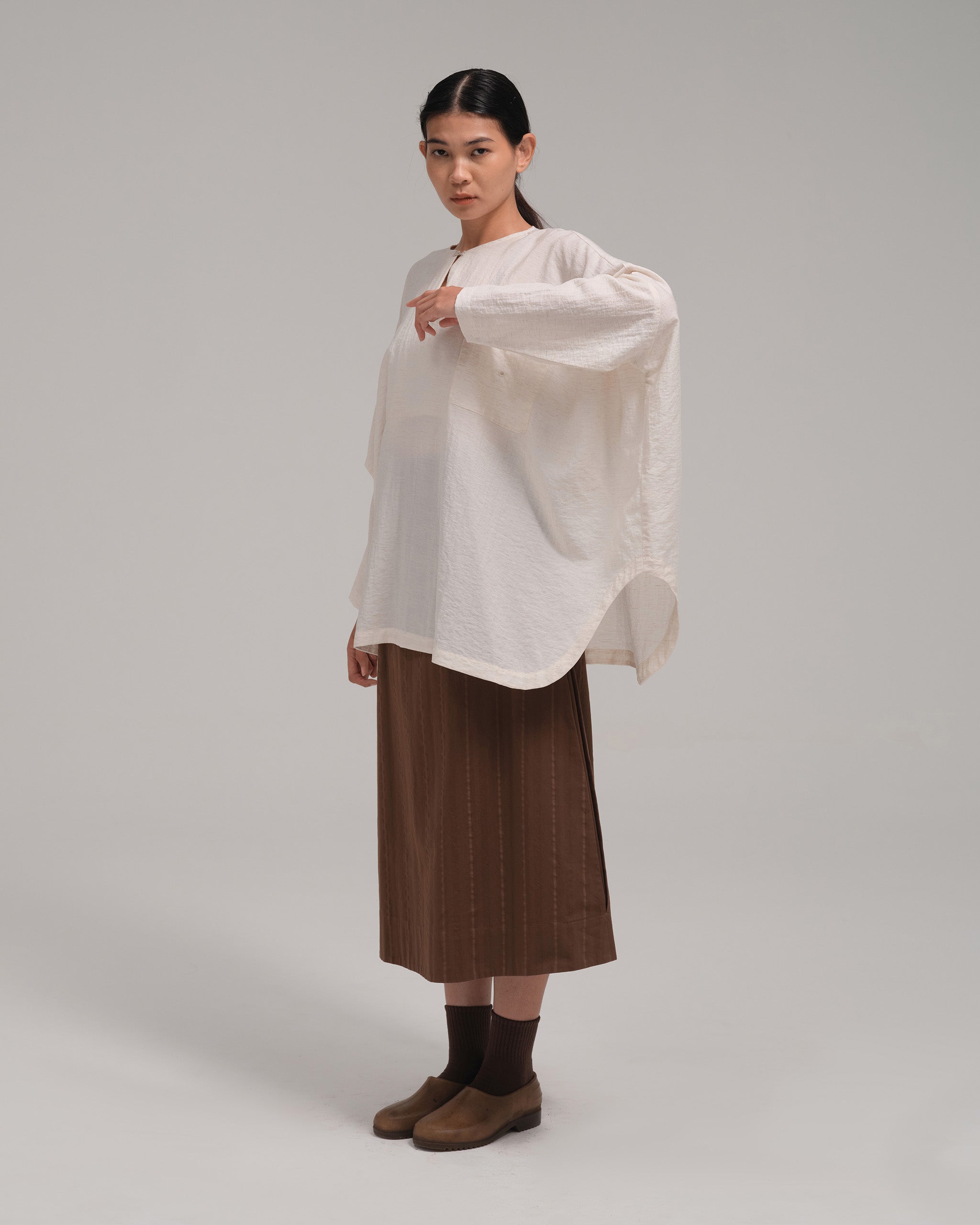 Unisex: The Batwing Top (Light Beige)
