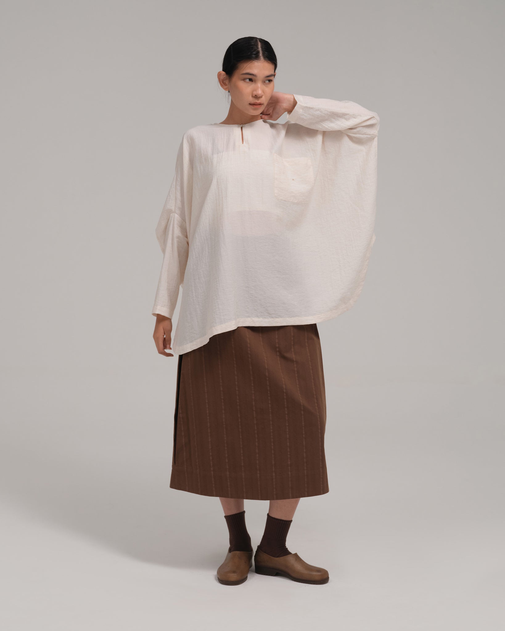 Unisex: The Batwing Top (Light Beige)
