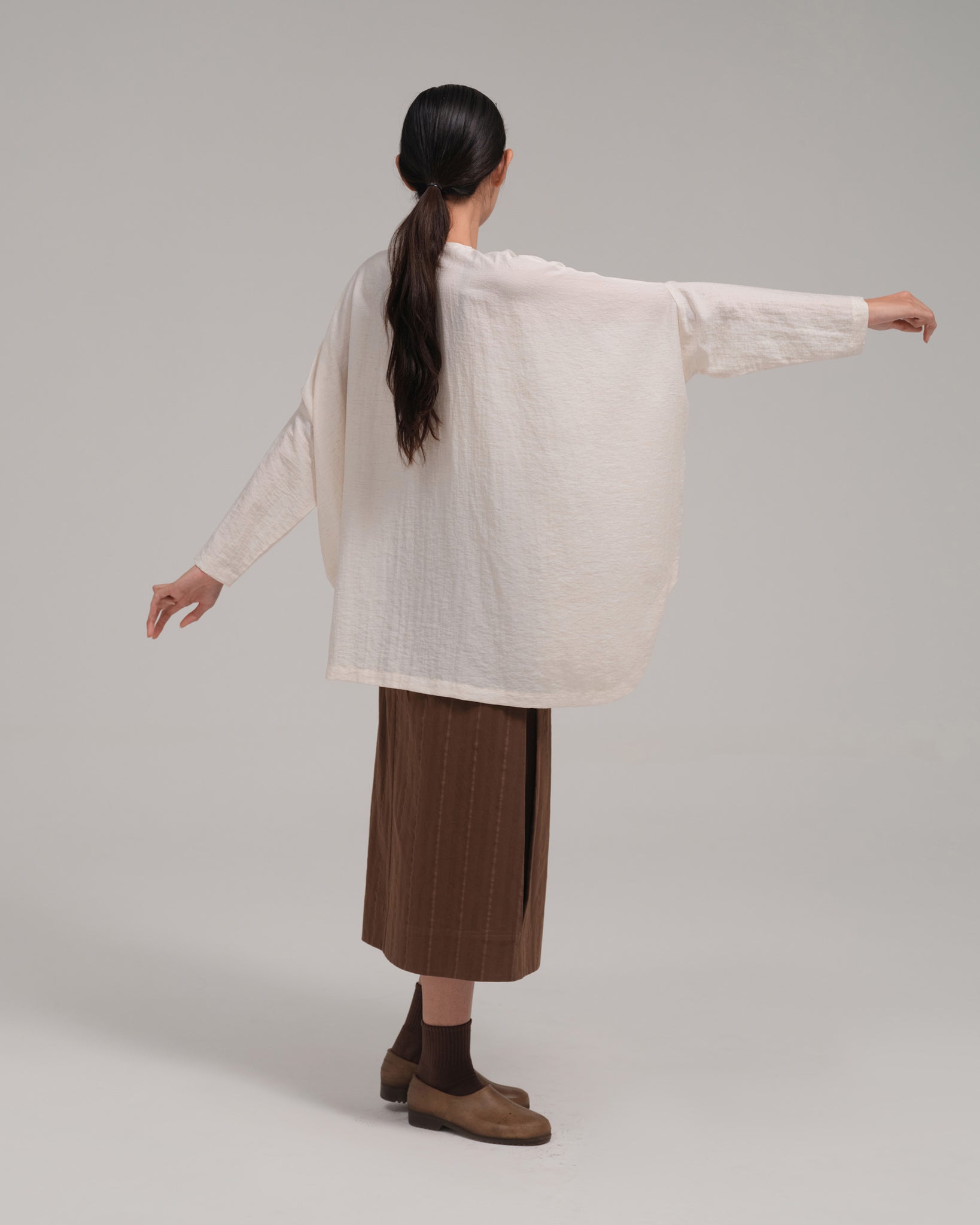 Unisex: The Batwing Top (Light Beige)