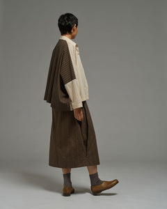 Women: Side Pleated Skirt (Olive)