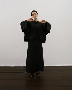 Women: Tàiyáng Boxy Top (Black)