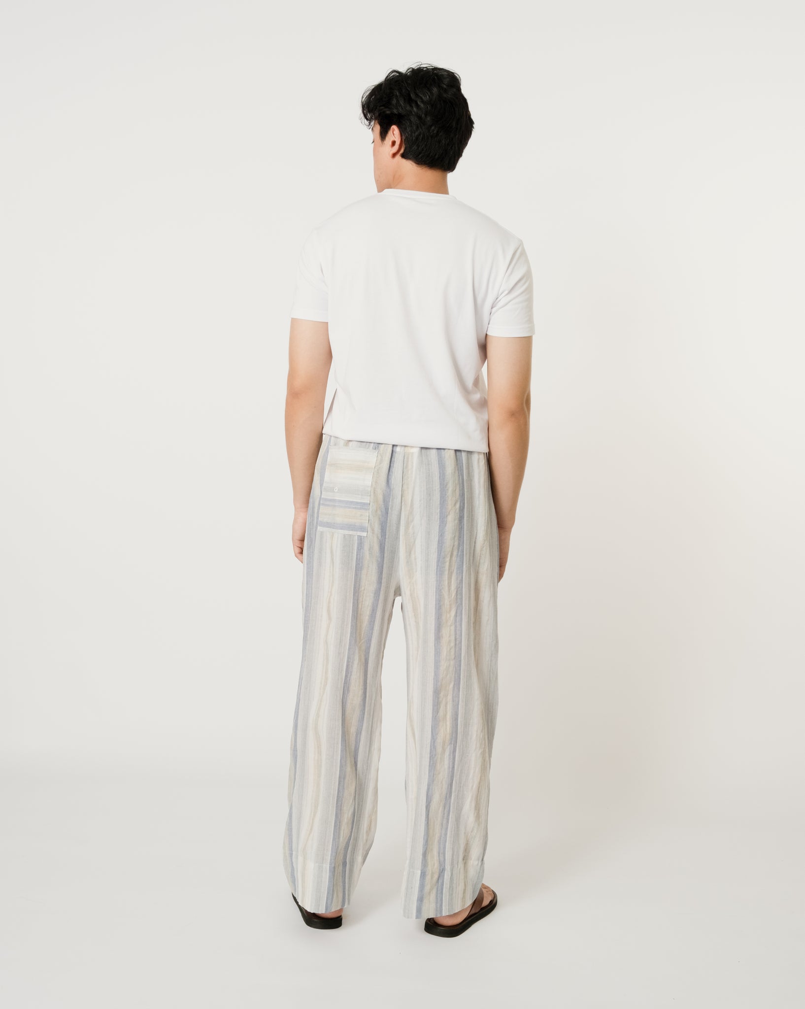 Unisex: There Loose Pants (Blue Stripe)