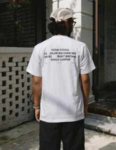 Unisex: KEDAI FIZIKAL WHITE T KL (Short Sleeve)