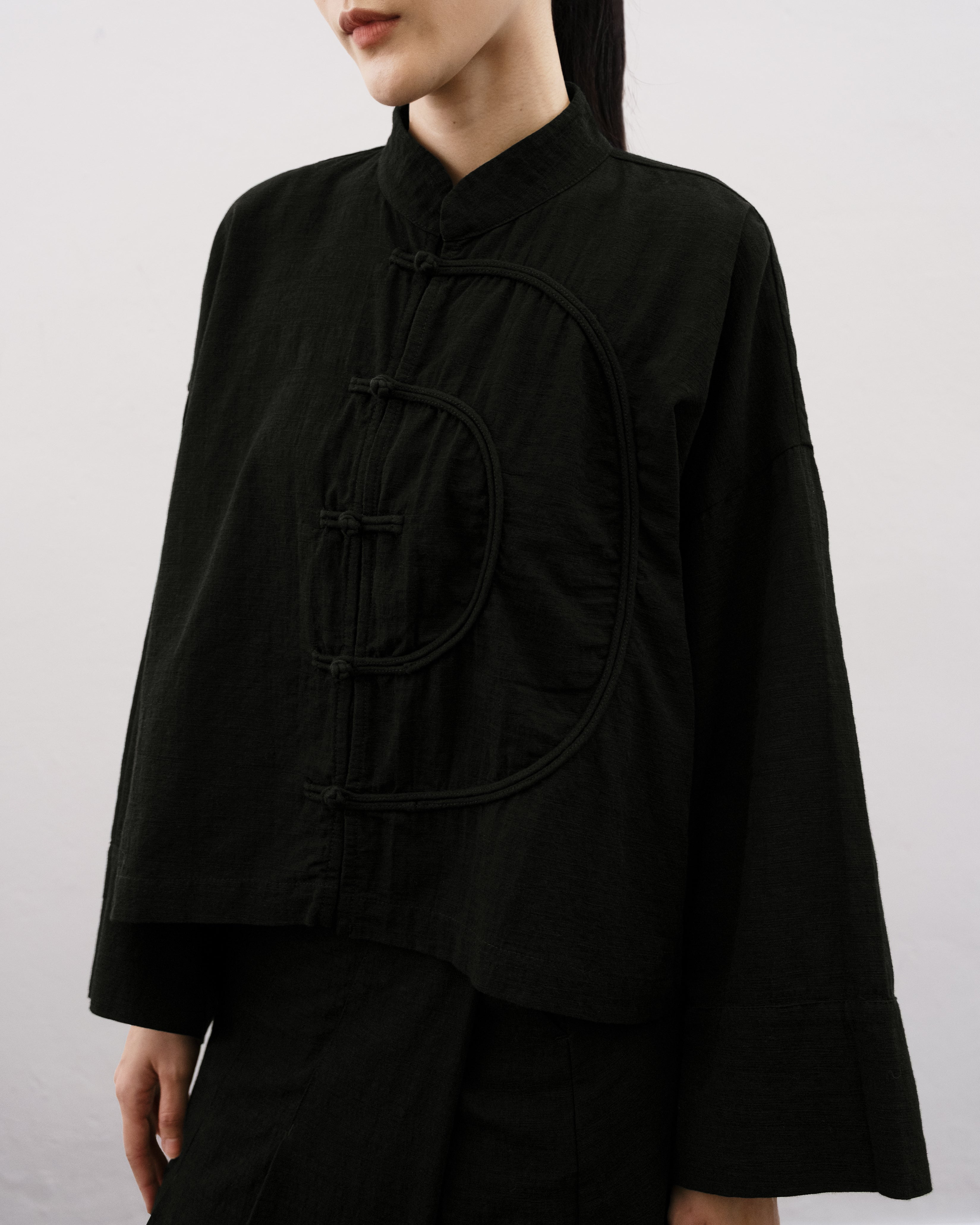 Women: Tàiyáng Boxy Top (Black)