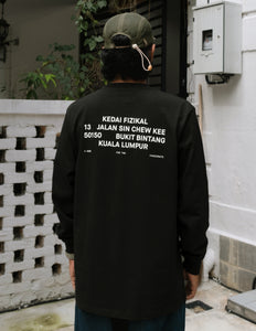 Unisex: KEDAI FIZIKAL BLACK T KL (Long Sleeve)