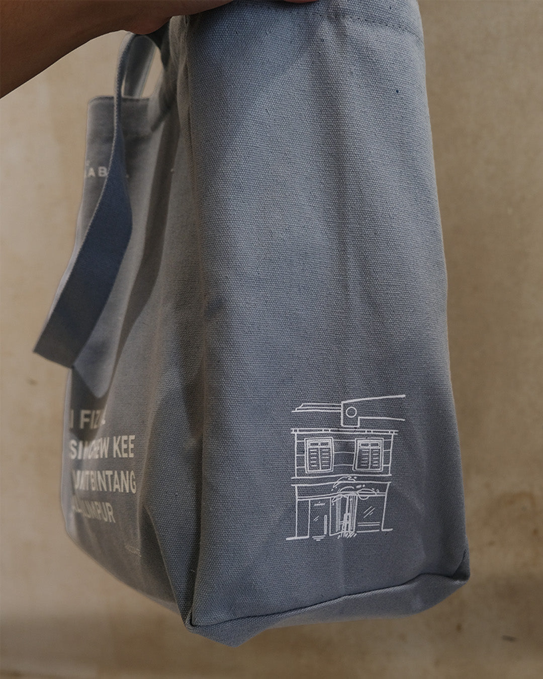 KEDAI FIZIKAL DUSTY BLUE TOTE KL