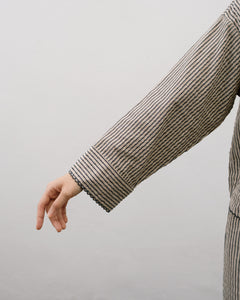 Women: Tiān Kebaya Top (Blue Stripe)