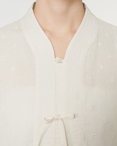 Unisex: Memory Knot Outer (Floral Embroidery)