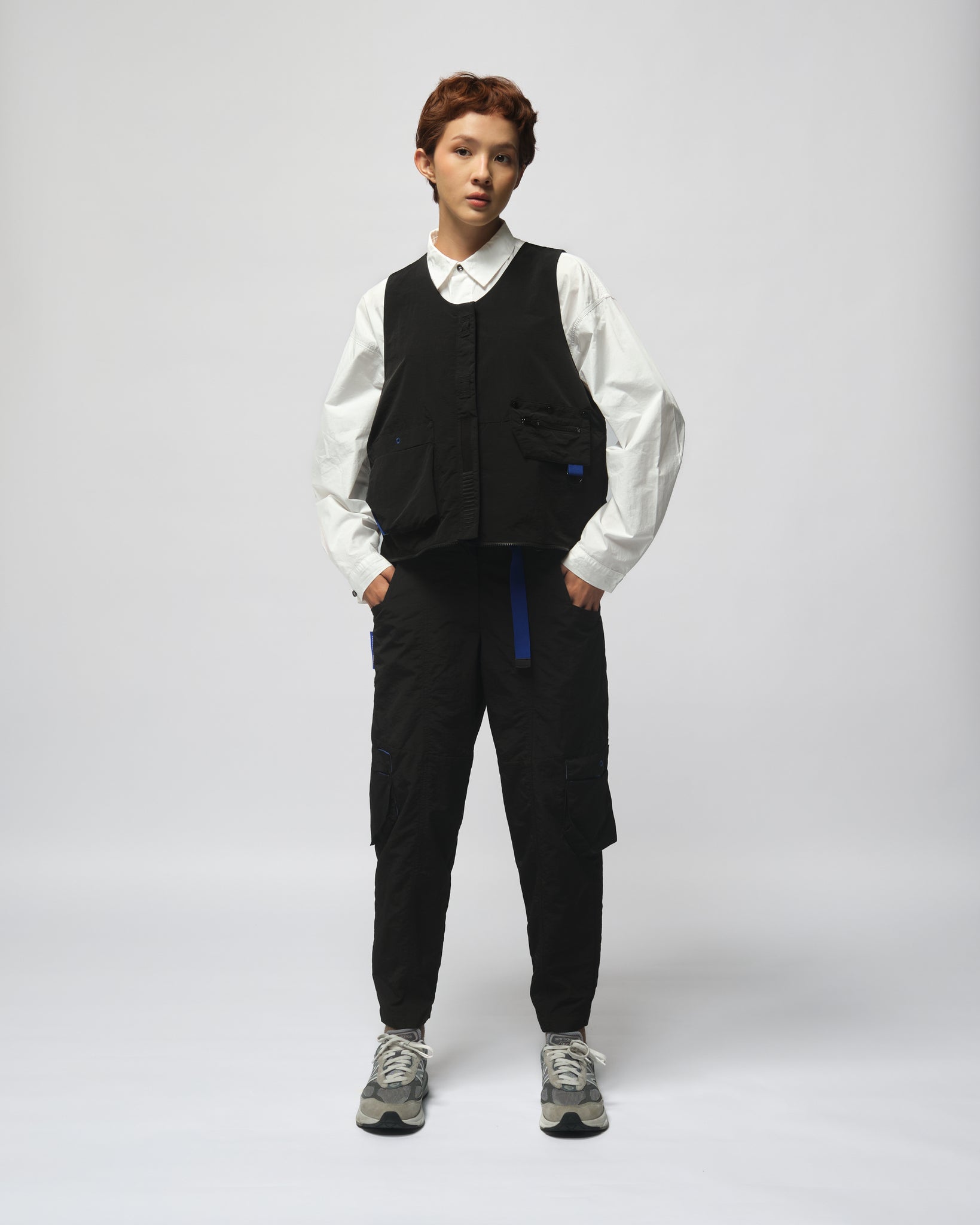 Unisex: Utility Vest Tote (Black)