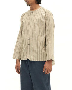 Men: Galah Buttoned Shirt (Grey Stripe)