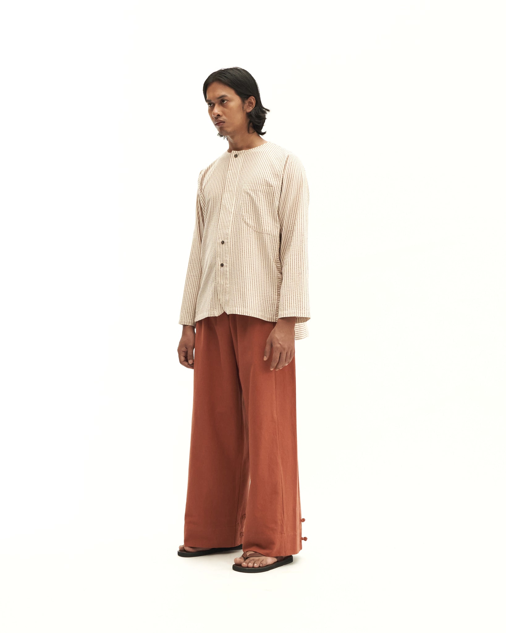 Men: Galah Wide Pants (Brick)