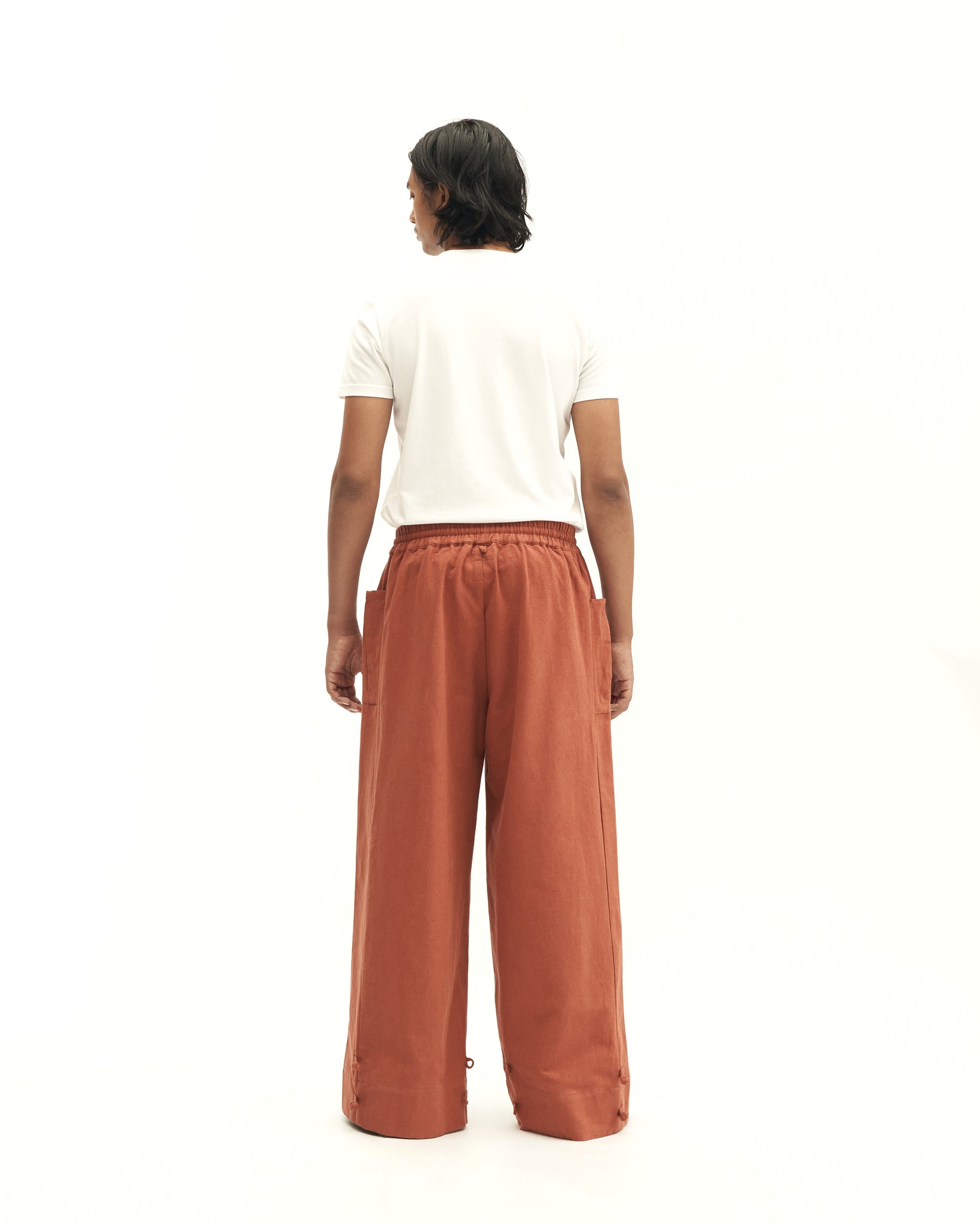 Men: Galah Wide Pants (Brick)