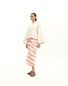 Women: Sulam Boxy Top (Red)