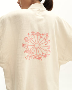 Women: Sulam Boxy Top (Red)