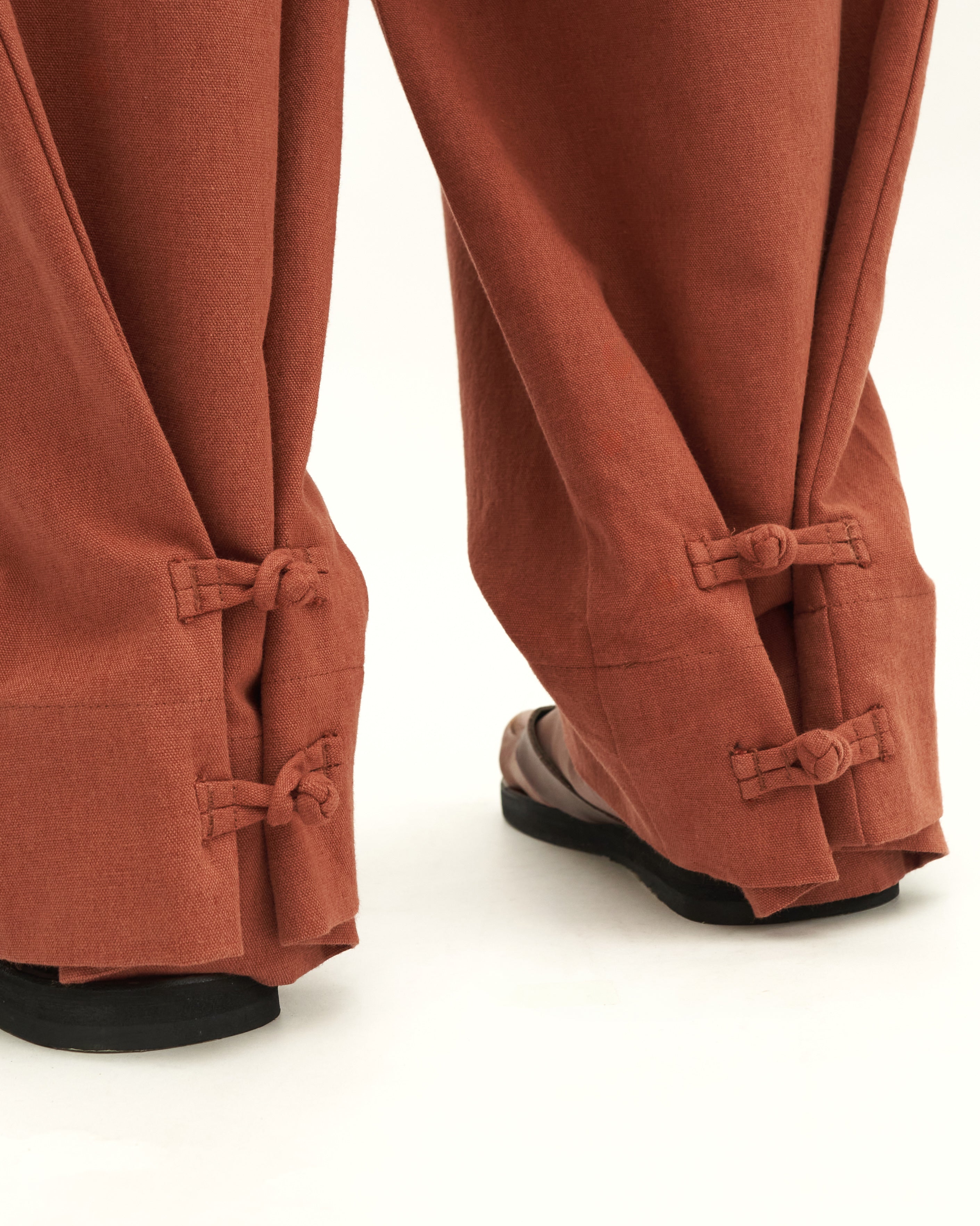 Men: Galah Wide Pants (Brick)