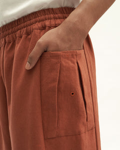 Men: Galah Wide Pants (Brick)