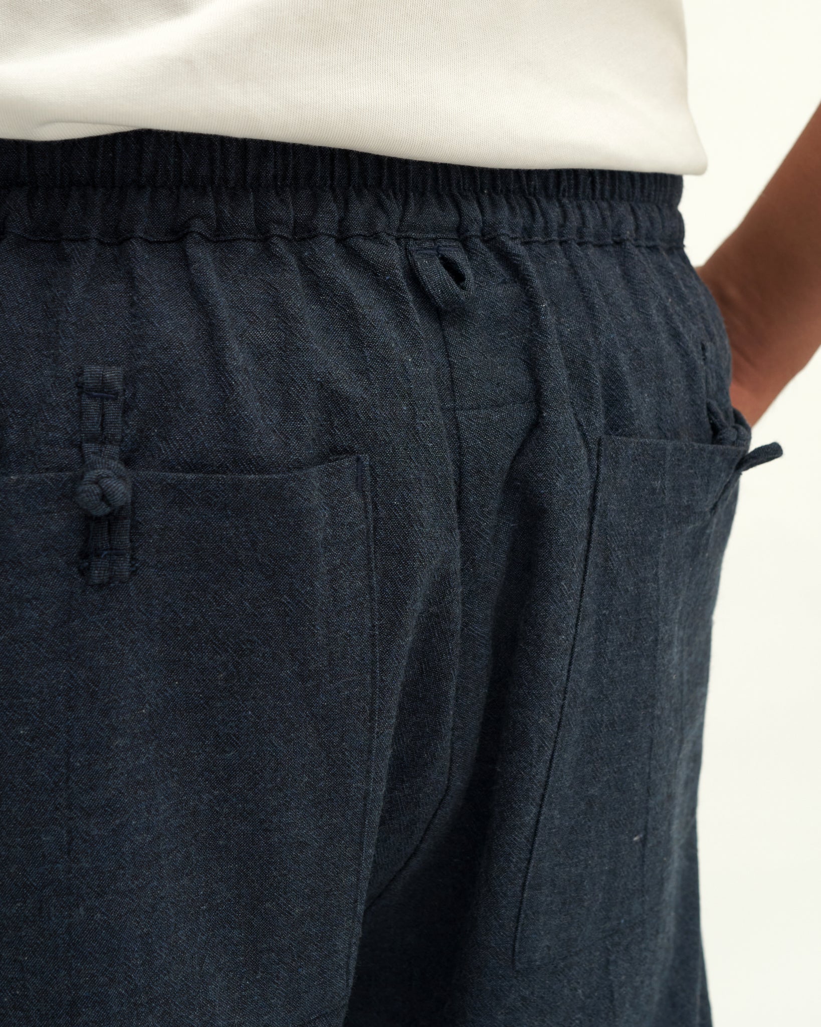 Men: Purnama Straight Pants (Dark Blue)