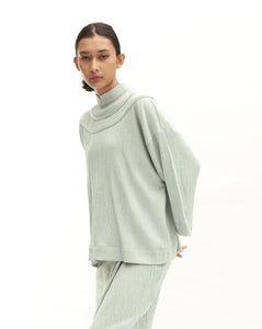 Women: Subuh Kedah Top (Dusty Blue)