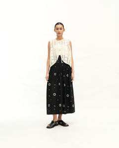 Unisex: Serikat Vest (Sand Eyelet)