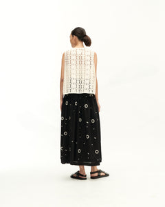 Unisex: Serikat Vest (Sand Eyelet)